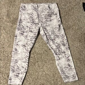 Kids Gray Patterned Leggings